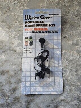 Vintage Wireless Gear Handsfree Headset For Nokia 3100 3210 3300 8200 8300 8800